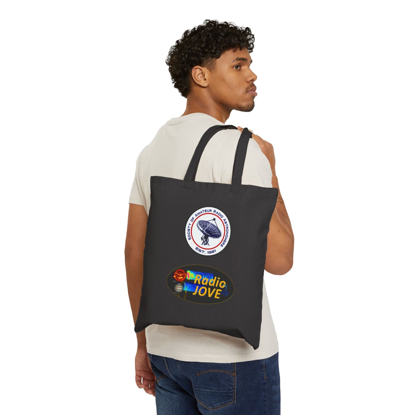 2025 Eastern Conference Cotton Canvas Tote Bag - Radio Astronomy Design