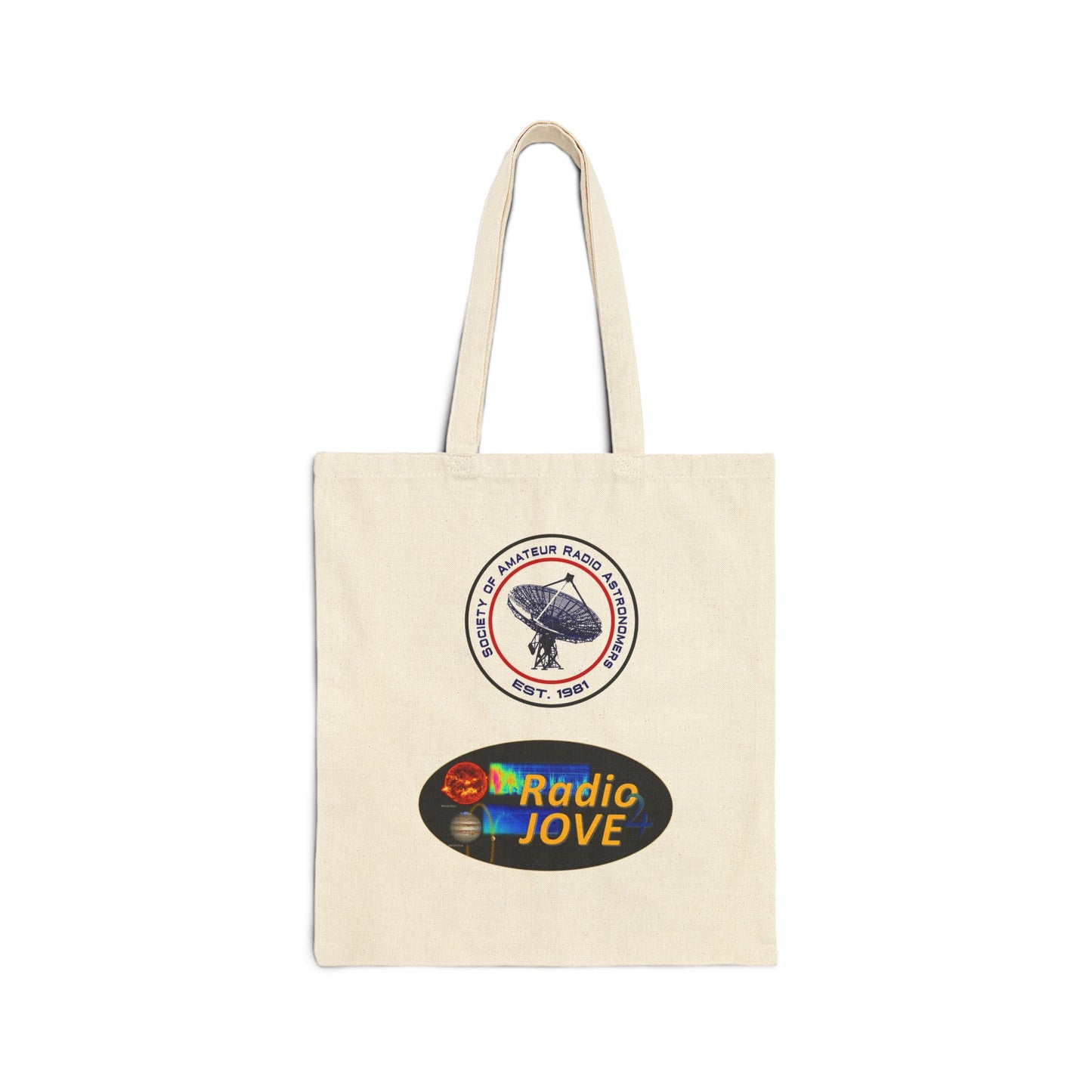 2025 Eastern Conference Cotton Canvas Tote Bag - Radio Astronomy Design