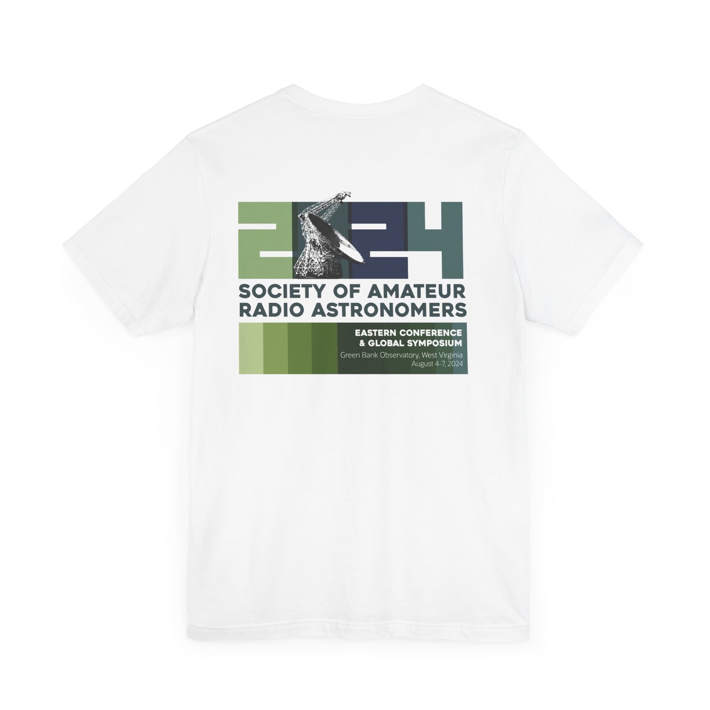 SARA t-shirt with Conference logo on Back