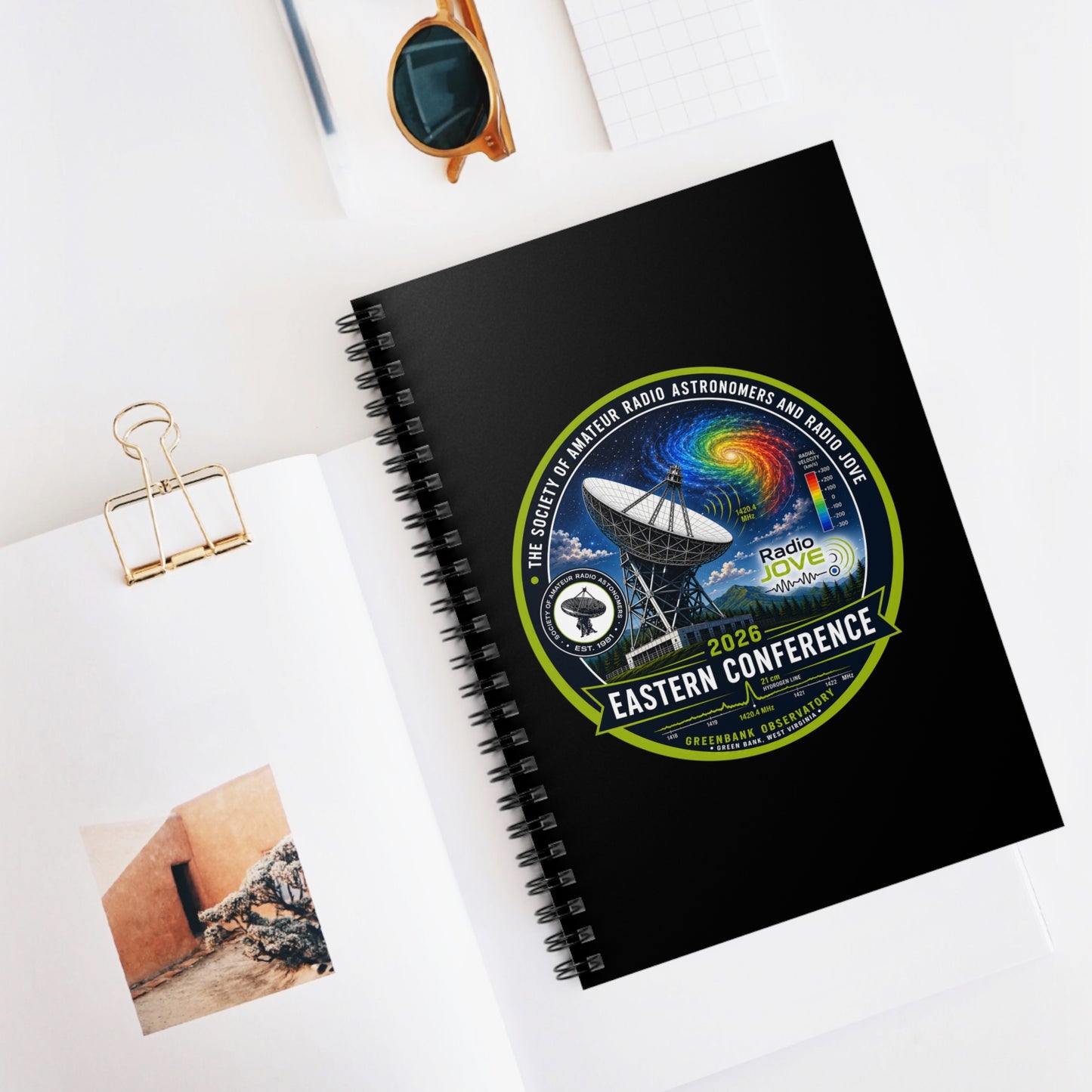 Eastern Conference 2026 Spiral Notebook – Amateur Radio & Astronomy Design