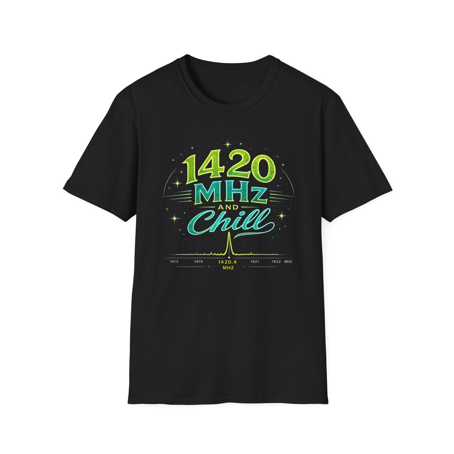 1420 MHz and Chill T-Shirt — Retro Radio Ham Radio Operator Tee